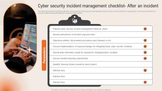 Cyber Security Incident Management Deploying Computer Security