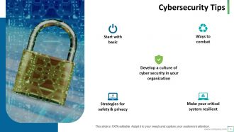 Cybersecurity powerpoint presentation slides