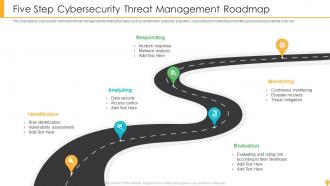 Cybersecurity Roadmap Powerpoint Ppt Template Bundles