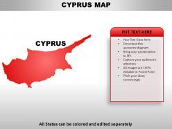 Cyprus country powerpoint maps