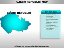 Czech republic country powerpoint maps