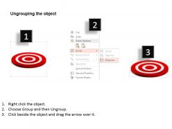 Da leader with team on target board powerpoint template