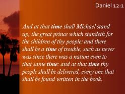 Daniel 12 1 the beginning of nations until then powerpoint church sermon