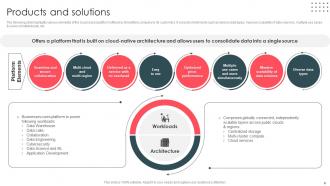 Data Analytics And Storage Company Profile Powerpoint Presentation Slides CP CD V Colorful Editable