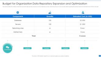 Data storage system optimization action plan powerpoint presentation slides