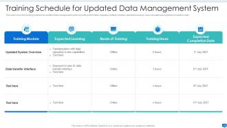 Data storage system optimization action plan powerpoint presentation slides