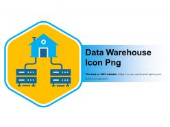 Data warehouse icon png ppt example