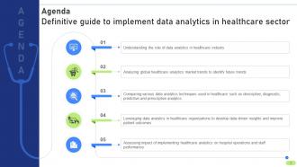 Definitive Guide To Implement Data Analytics In Healthcare Sector Data Analytics CD Images Captivating