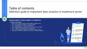 Definitive Guide To Implement Data Analytics In Healthcare Sector Data Analytics CD Impressive Aesthatic