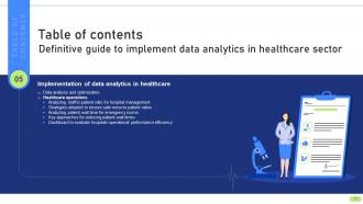 Definitive Guide To Implement Data Analytics In Healthcare Sector Data Analytics CD Unique Engaging