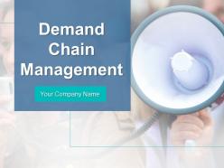 Demand Chain Management Powerpoint Presentation Slides