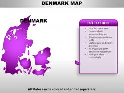 Denmark country powerpoint maps