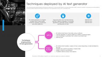 Deploying AI Writing Tools For Effective Content Generation Powerpoint Presentation Slides AI CD V Professionally Good