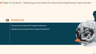 Deploying Automation For Manufacturing Process Improvement Powerpoint Presentation Slides