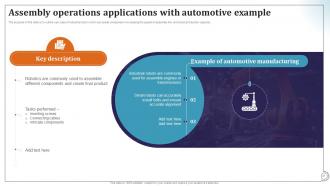 Deploying Manufacturing Robots To Transform Factory Operations RB Template Interactive