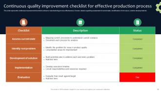 Deployment Of Manufacturing Strategies To Improve Production Operation Management Strategy CD V Graphical Analytical