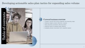 Developing Actionable Sales Plan Tactics For Expanding Sales Volume Complete Deck MKT CD V Editable Unique