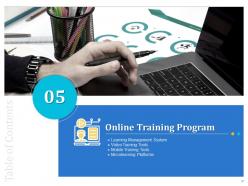 Developing And Implementing Human Resource Online Training Program Powerpoint Presentation Slides