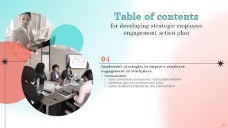 Developing Strategic Employee Engagement Action Plan Powerpoint Presentation Slides V Ideas Idea