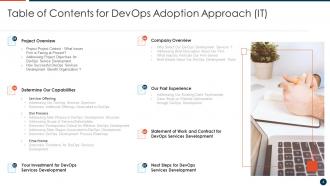 Devops Adoption Approach IT Powerpoint Presentation Slides