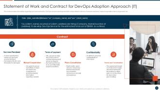 Devops Adoption Approach IT Powerpoint Presentation Slides