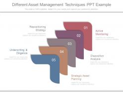 Different asset management techniques ppt example