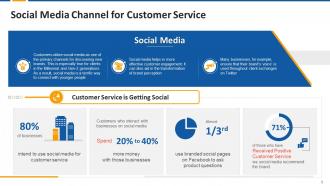 Different Customer Service Channels Training Module on Customer Service Edu Ppt