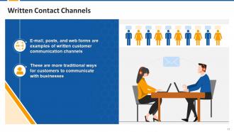 Different Customer Service Channels Training Module on Customer Service Edu Ppt