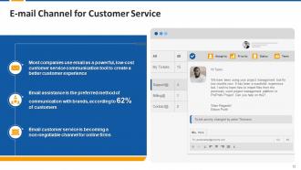 Different Customer Service Channels Training Module on Customer Service Edu Ppt