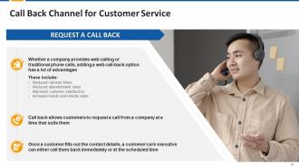 Different Customer Service Channels Training Module on Customer Service Edu Ppt