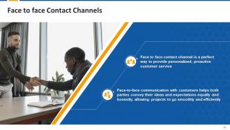 Different Customer Service Channels Training Module on Customer Service Edu Ppt