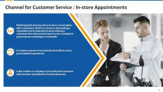 Different Customer Service Channels Training Module on Customer Service Edu Ppt