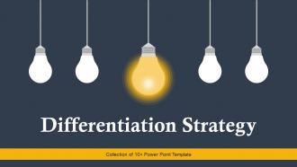 Differentiation Strategy Powerpoint Ppt Template Bundles