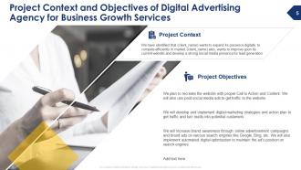 Digital Advertising Agency For Business Growth Proposal Powerpoint Presentation Slides