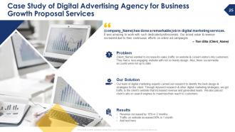 Digital Advertising Agency For Business Growth Proposal Powerpoint Presentation Slides