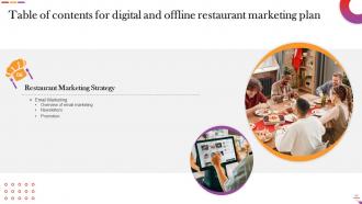 Digital And Offline Restaurant Marketing Plan Powerpoint Presentation Slides Colorful Graphical