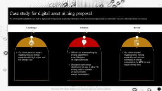 Digital Asset Mining Proposal Powerpoint Presentation Slides