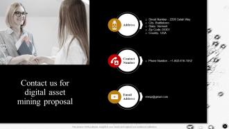 Digital Asset Mining Proposal Powerpoint Presentation Slides