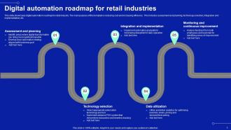 Digital Automation Roadmap Powerpoint Ppt Template Bundles Impactful Content Ready