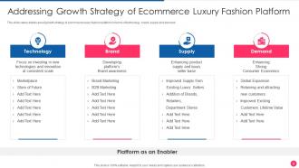 Digital Fashion Luxury Portal Investor Funding Elevator Pitch Deck Ppt Template