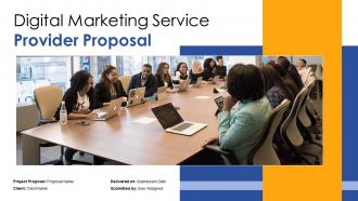 Digital marketing service provider proposal powerpoint presentation slides