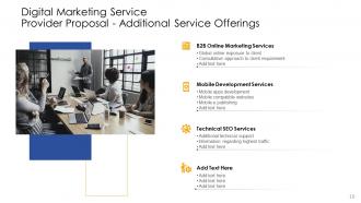 Digital marketing service provider proposal powerpoint presentation slides