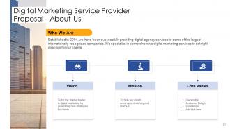 Digital marketing service provider proposal powerpoint presentation slides