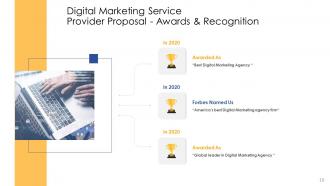 Digital marketing service provider proposal powerpoint presentation slides