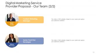 Digital marketing service provider proposal powerpoint presentation slides