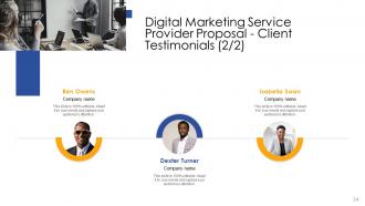 Digital marketing service provider proposal powerpoint presentation slides