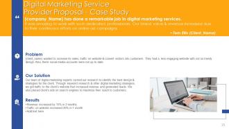 Digital marketing service provider proposal powerpoint presentation slides