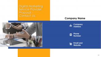 Digital marketing service provider proposal powerpoint presentation slides