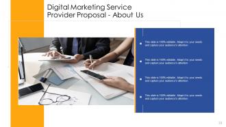 Digital marketing service provider proposal powerpoint presentation slides