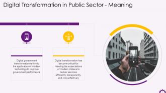 Digital Transformation in Public Sector Training ppt